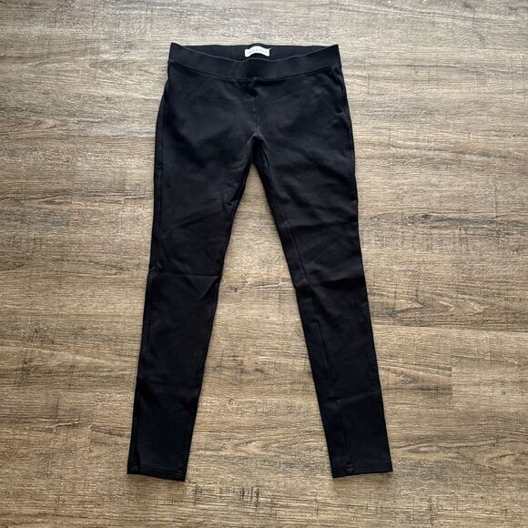 Love Nation Pull On Legging Pants ~ Sz M ~ Black ~ Low Rise ~ 27" Inseam - Picture 1 of 5